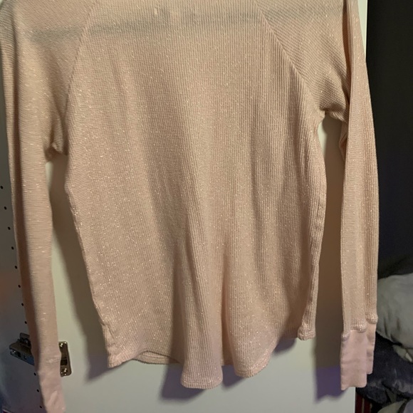 Pink Sweater with Gold Sparkles - Picture 2 of 4